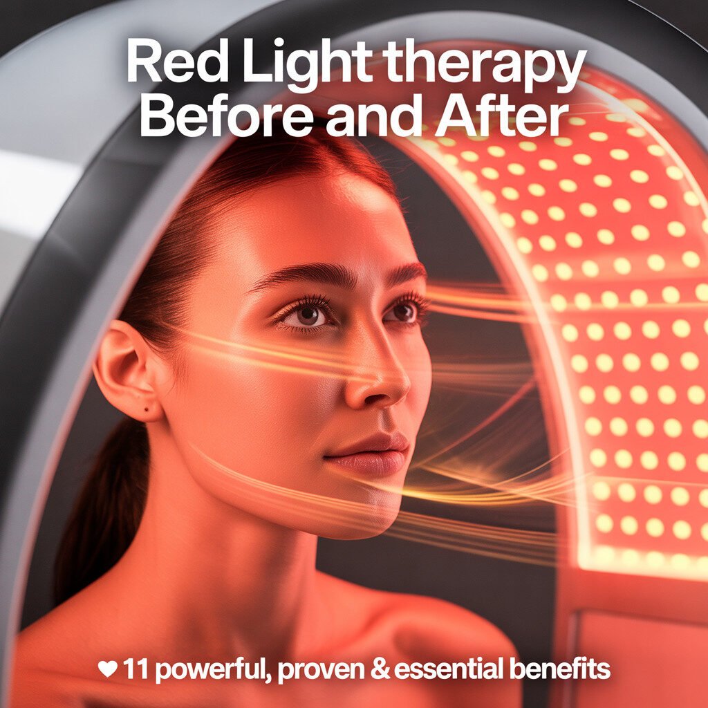 Red Light Therapy Before and After: 11 Powerful, Proven, and Essential Benefits for Skin, Hair, and Health