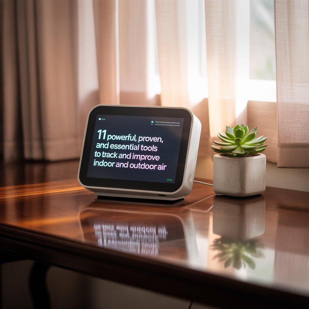 Air Quality Monitor: 11 Powerful, Proven, and Essential Tools to Track and Improve Indoor and Outdoor Air