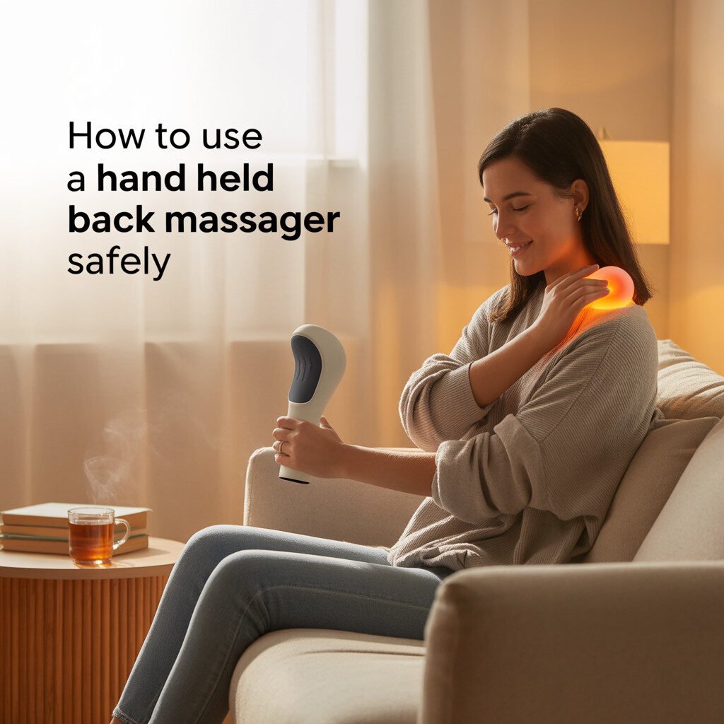 How to Use a Hand Held Back Massager Safely