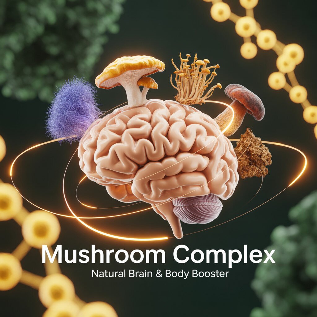 Mushroom Complex: Natural Brain & Body Booster