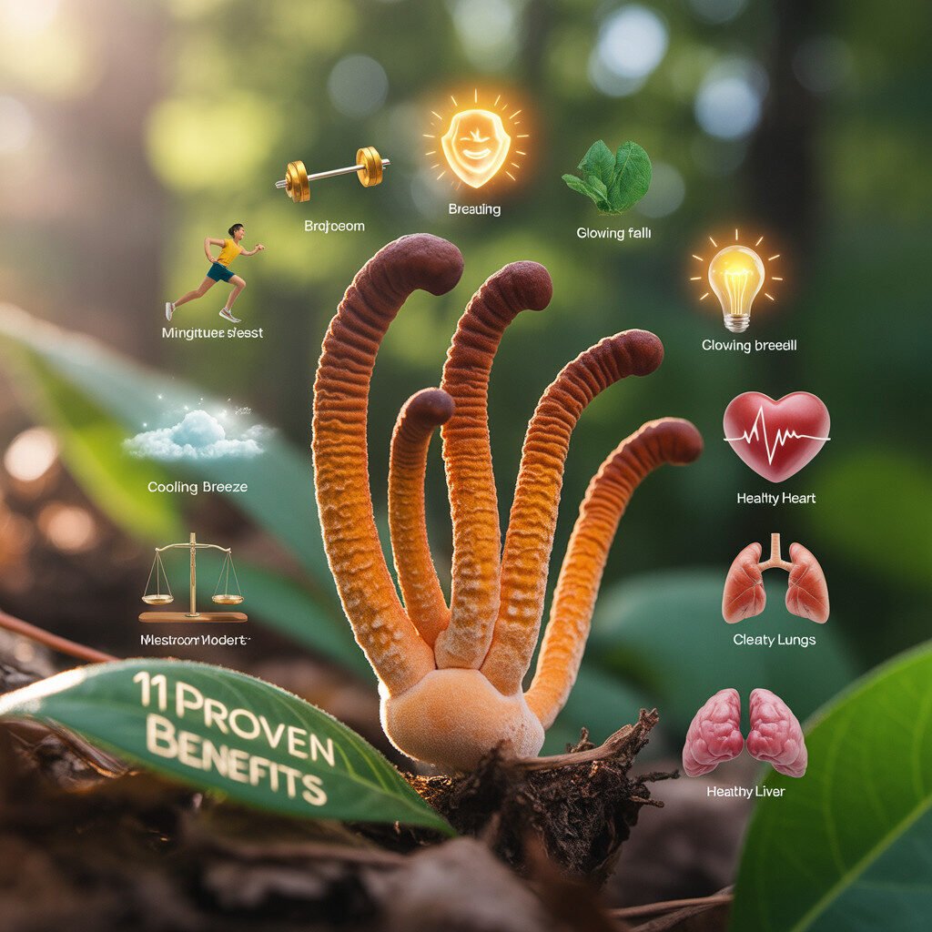  11 Proven Benefits of Vegan Cordyceps Mushroom Supplement